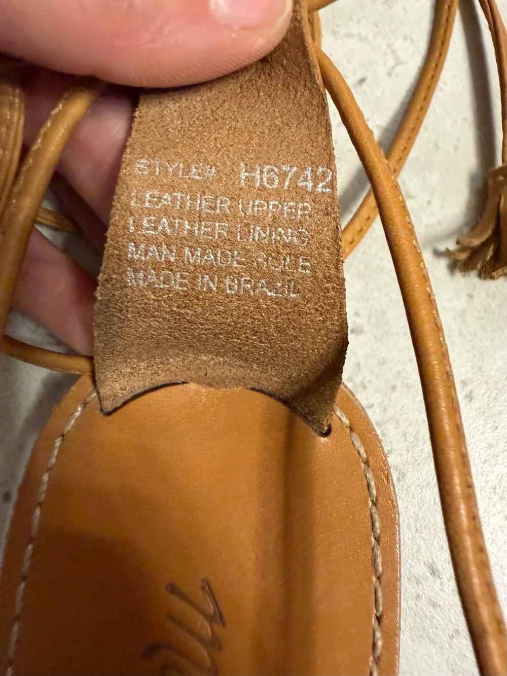 Madewell | The Boardwalk Leather Lace-Up Gladiator Festival Boho Sandals | Sz 7